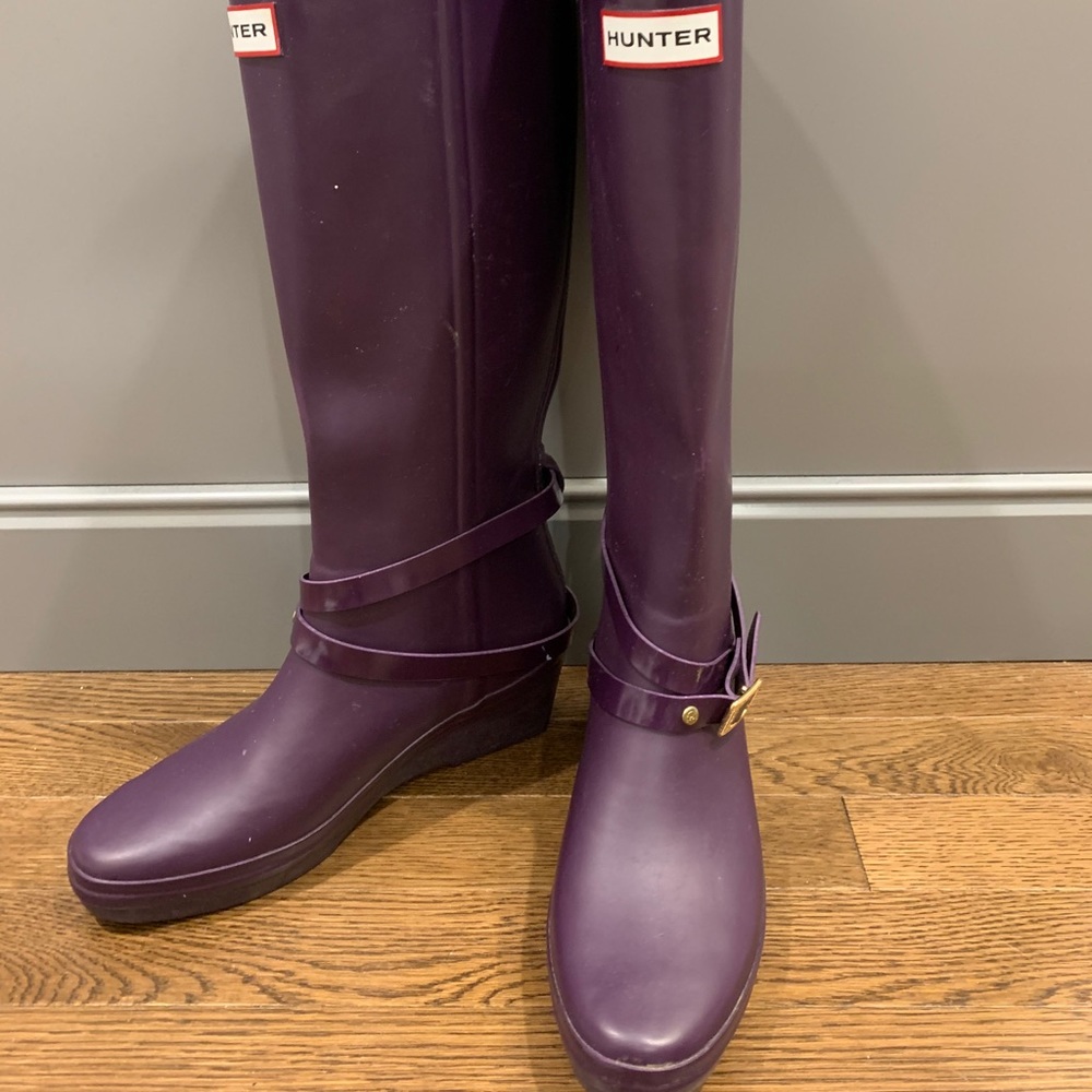 Hunter Rain Boots - with Wedge